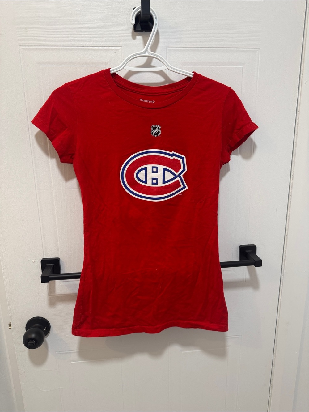 Reebok Red Montreal Canadiens Gallagher Short Sleeve Tee
